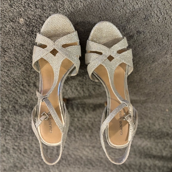Gianni Bini Shoes - Gianni Bini Glittering Silver Sandals